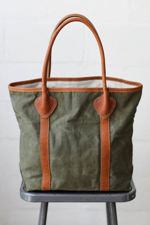 WWII era Salvaged Canvas Passenger Tote