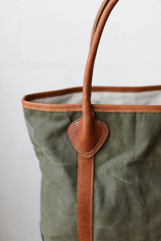 WWII era Salvaged Canvas Passenger Tote