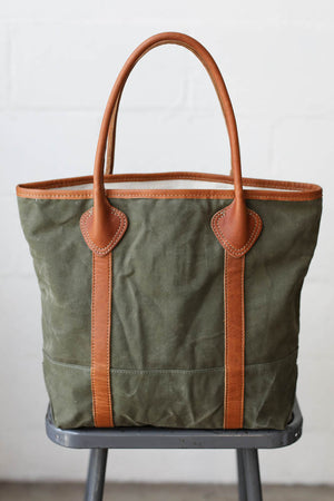 WWII era Salvaged Military Canvas Tote Bag