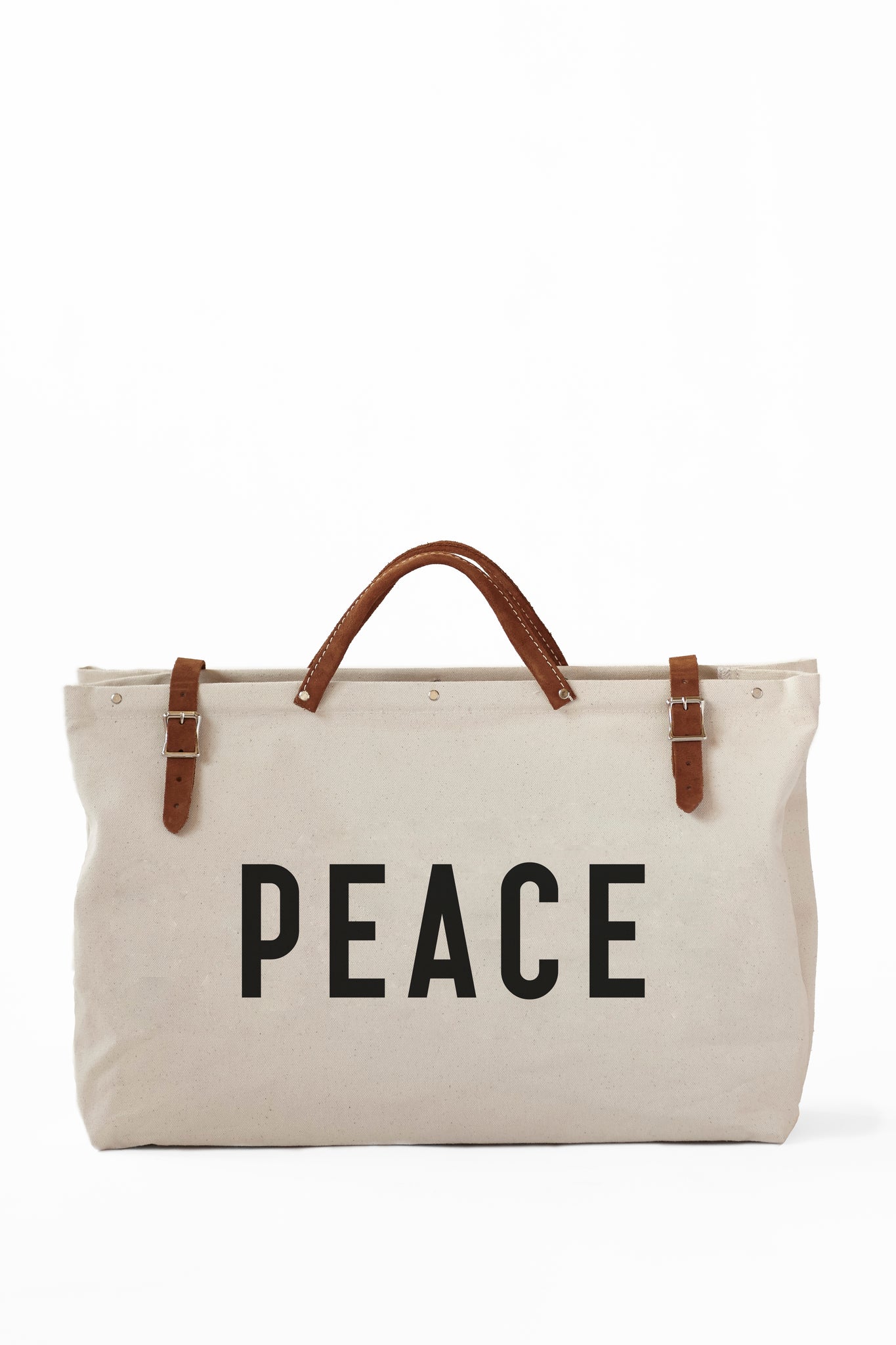 PEACE Canvas Utility Bag
