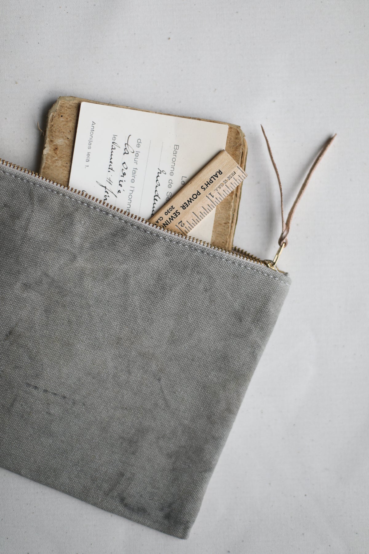 1950's era Salvaged US Mail Bag Canvas Utility Pouch