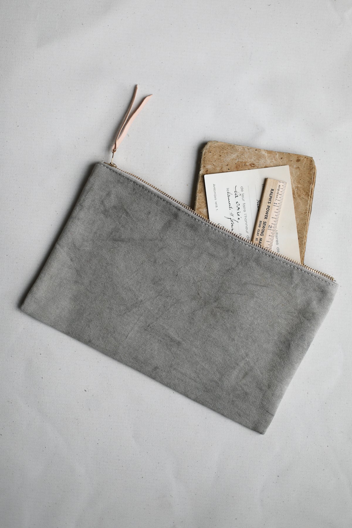 1950's era Salvaged US Mail Bag Canvas Utility Pouch