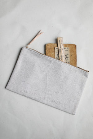 1940's era Salvaged Feedsack Utility Pouch