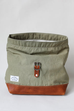 1950's era Salvaged Canvas Roll Top Dopp Kit