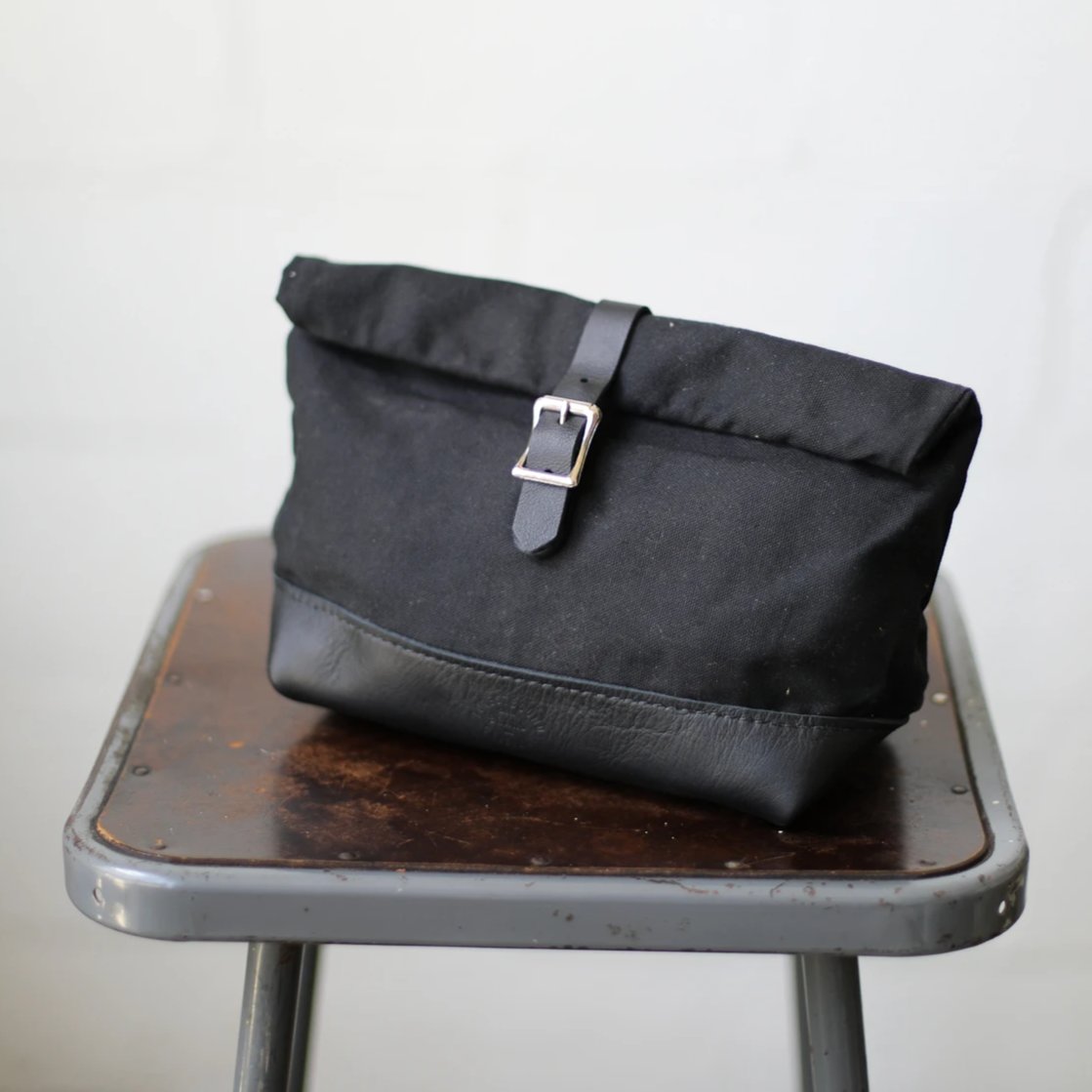 Roll Top Dopp Kit - Black