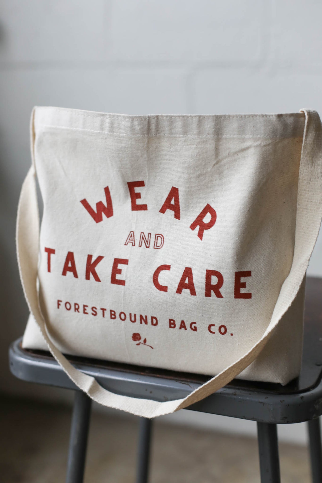 Wear & Take Care Canvas Side Bag