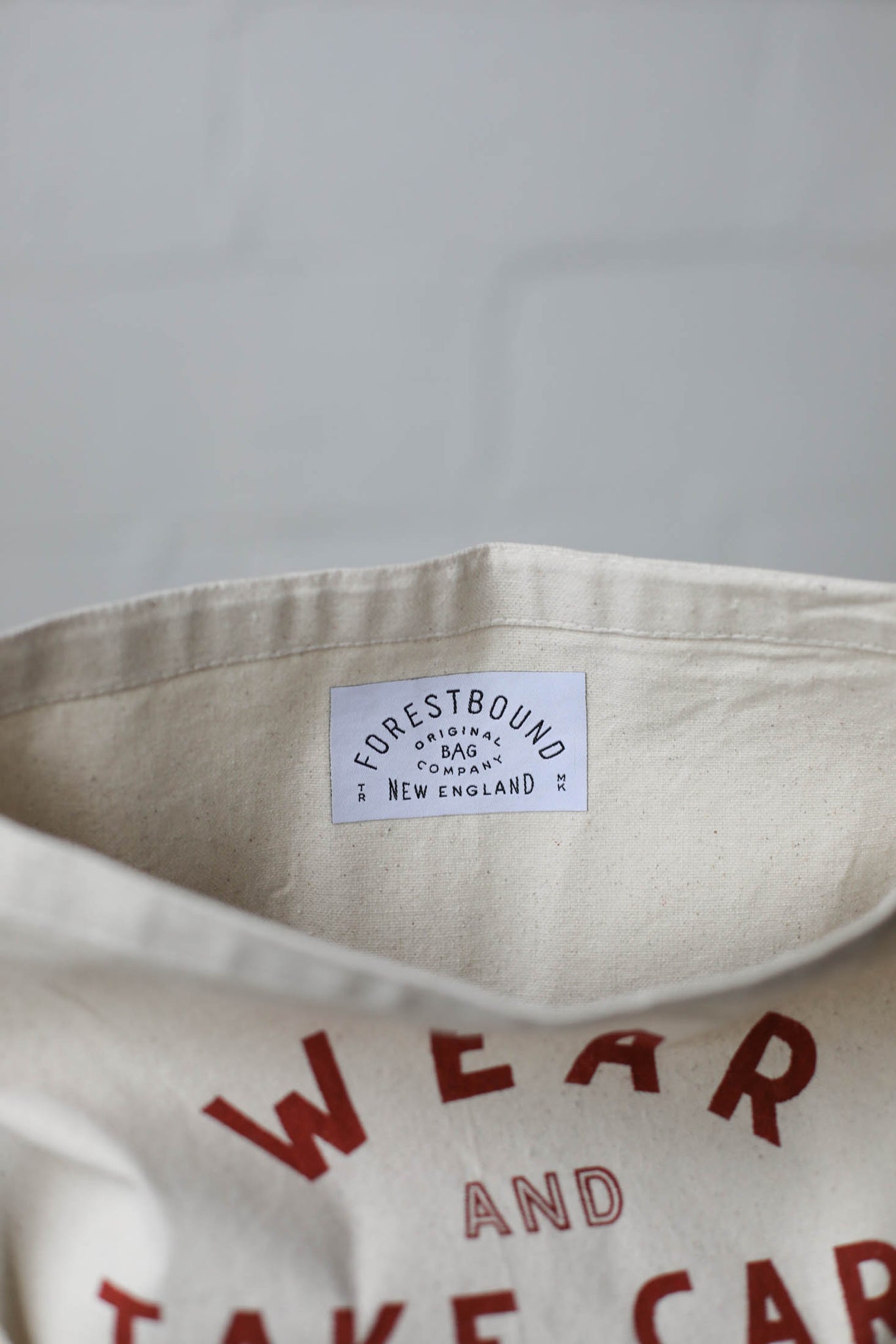 Wear & Take Care Canvas Side Bag