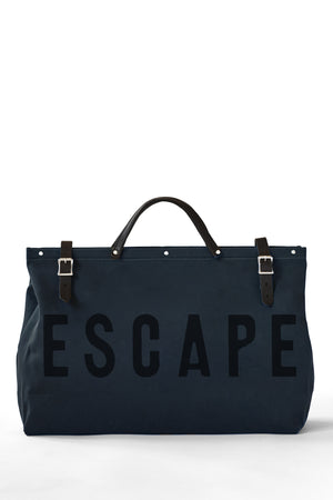 LIMITED EDITION - ESCAPE Canvas Utility Bag in Midnight