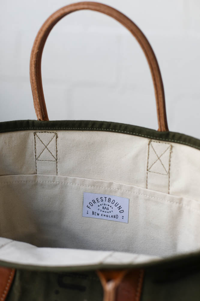 WWII era Salvaged USN Canvas Carryall