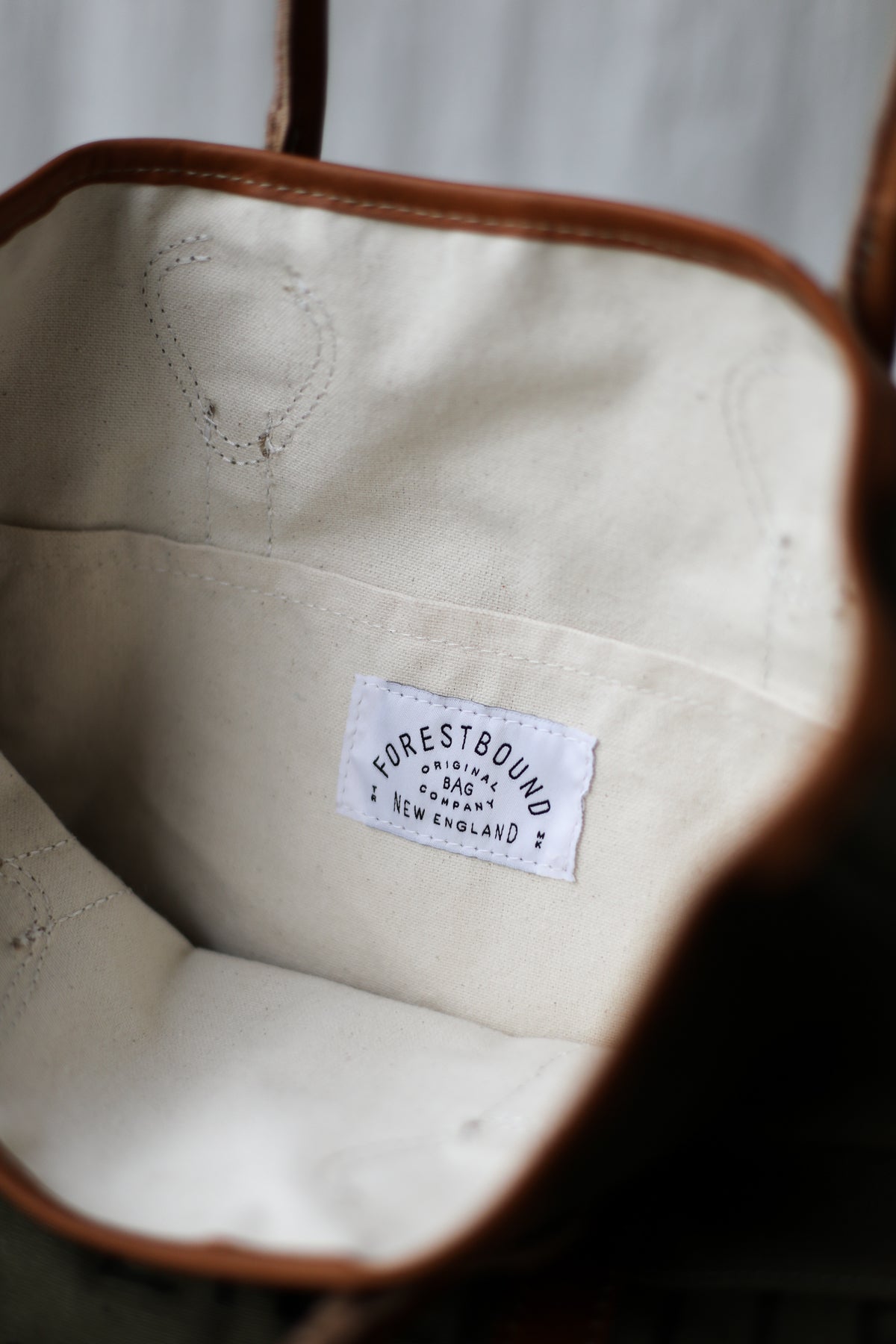 WWII era Salvaged Canvas Patchwork Tote Bag