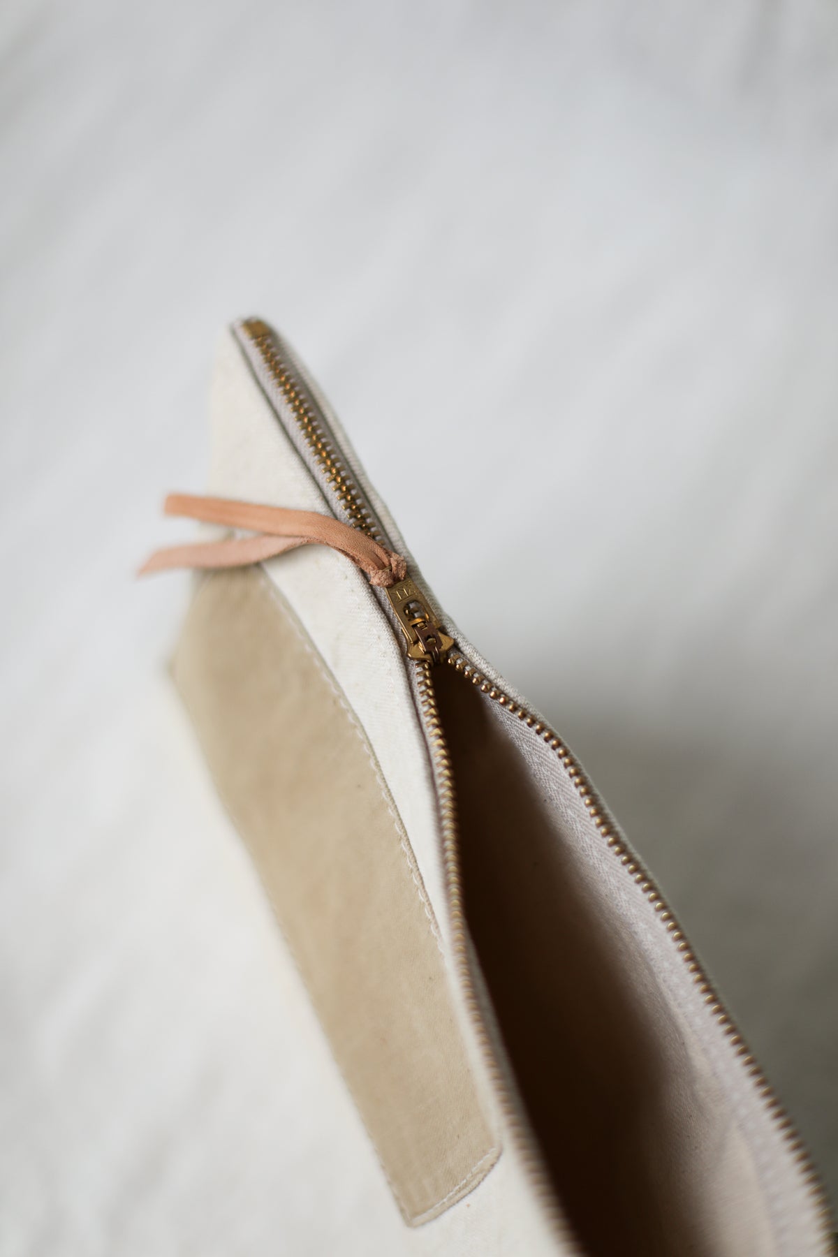 WWII era Salvaged Canvas Utility Pouch