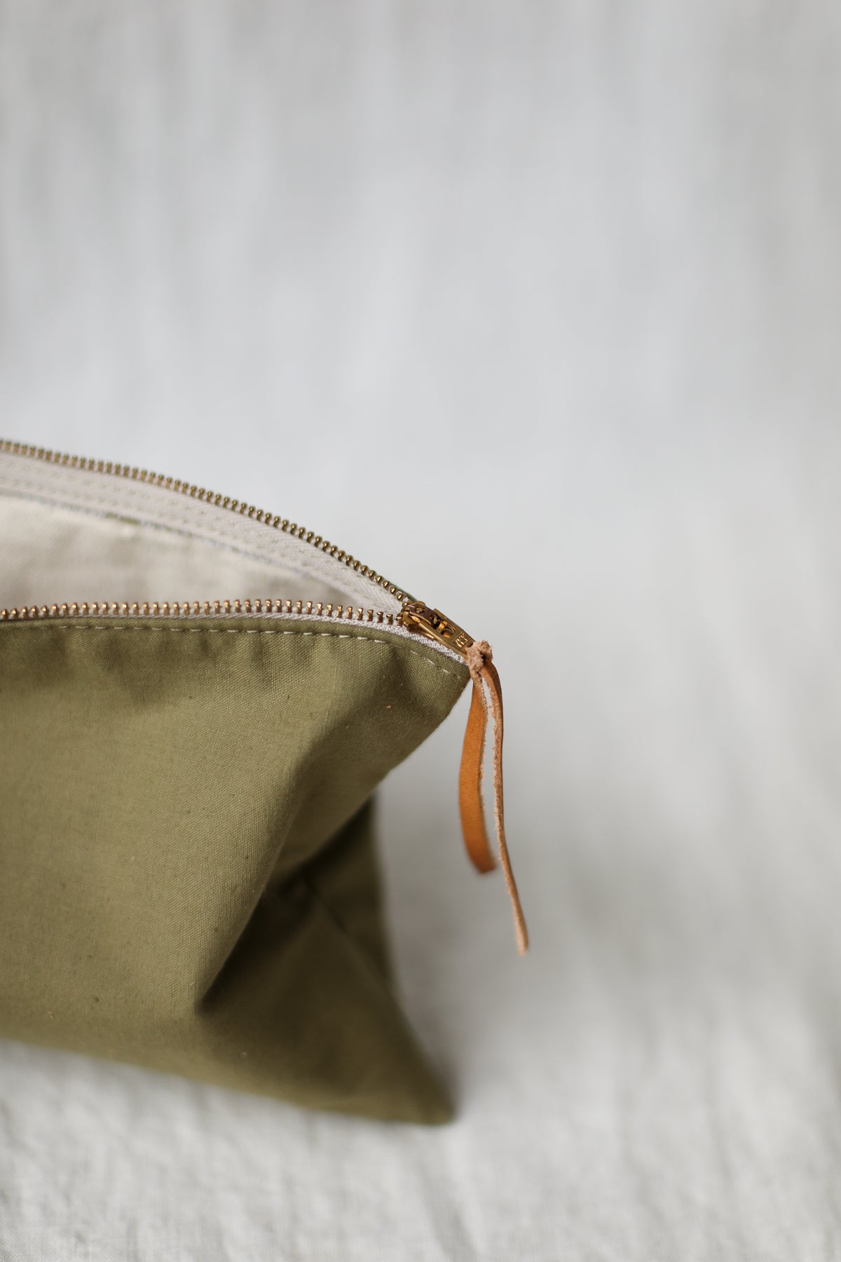 WWII era Salvaged Canvas Utility Pouch