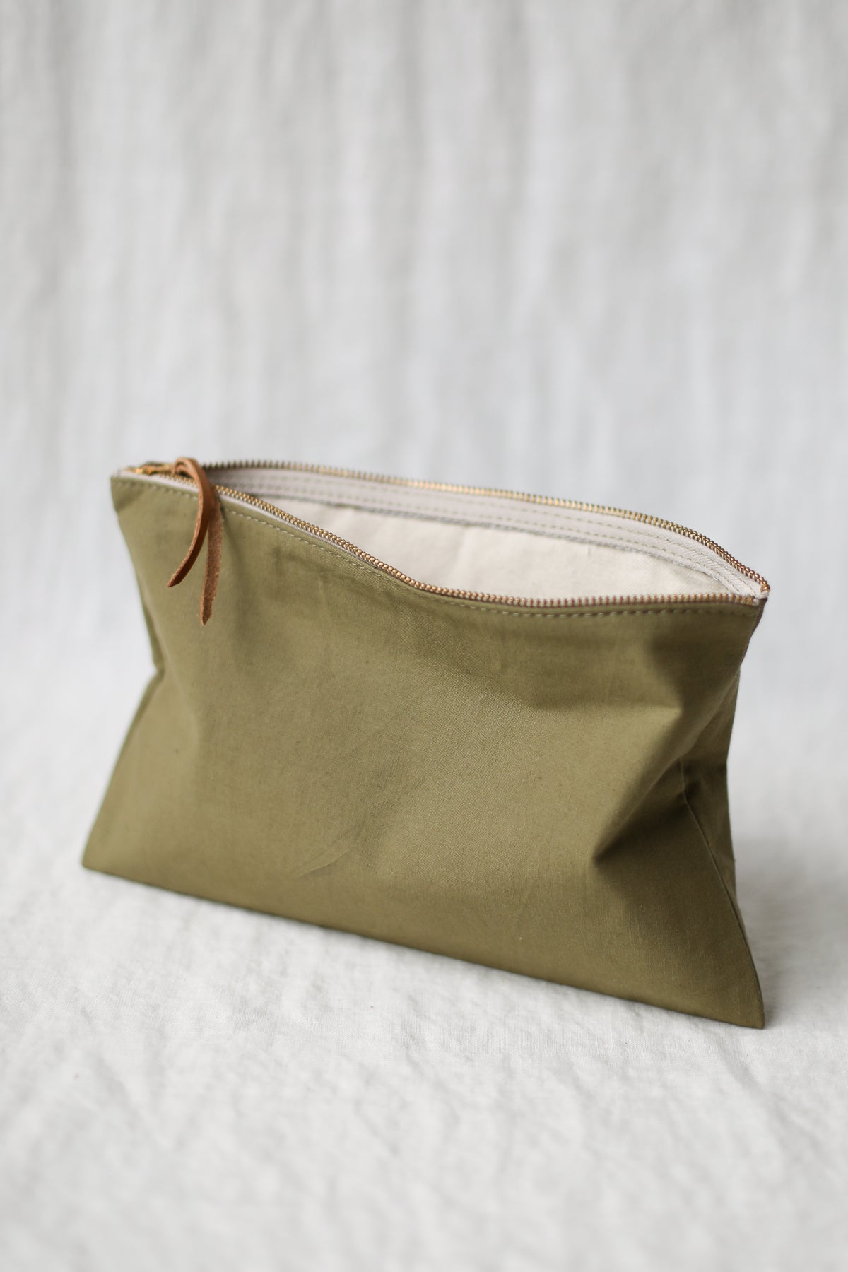 WWII era Salvaged Canvas Utility Pouch
