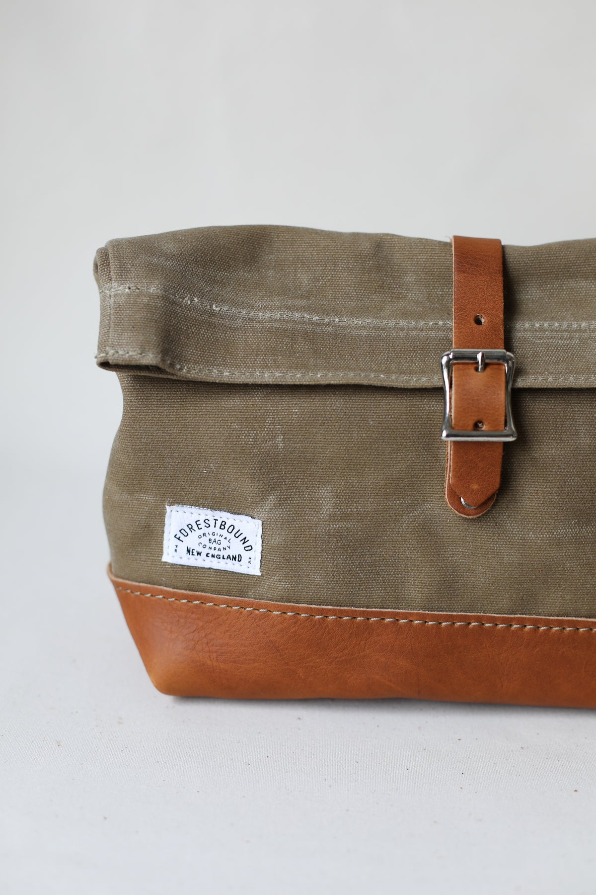 Roll Top Dopp Kit - Waxed Canvas