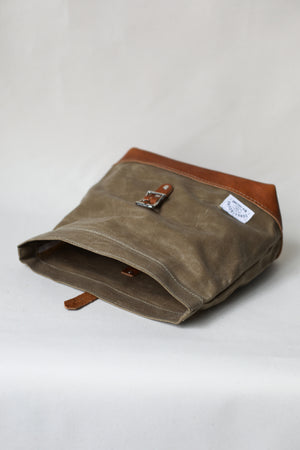 Roll Top Dopp Kit - Waxed Canvas