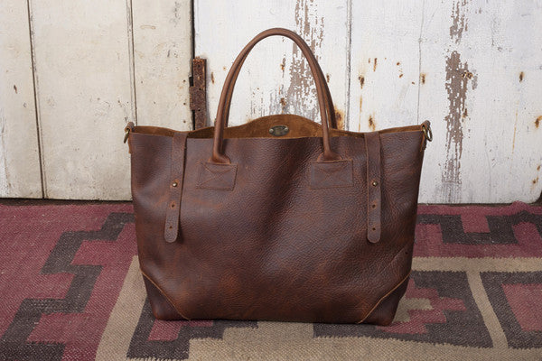 Ashcroft Leather Carryall – FORESTBOUND