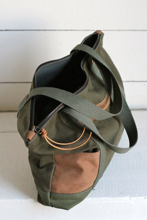 WWII era Canvas Travel Tote