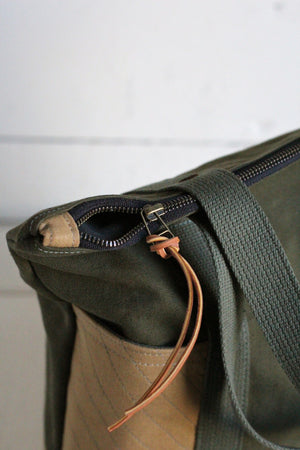 WWII era Canvas Travel Tote