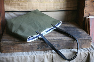 WWII era Military Canvas Tote Bag - SOLD