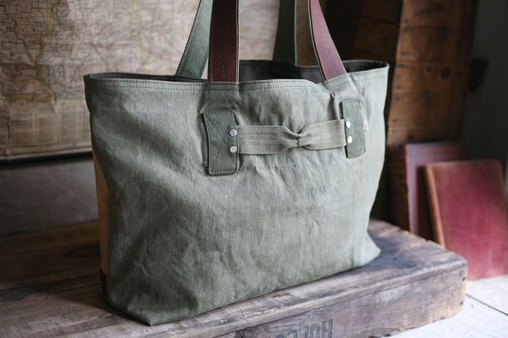 WWII era Canvas Carryall - SOLD
