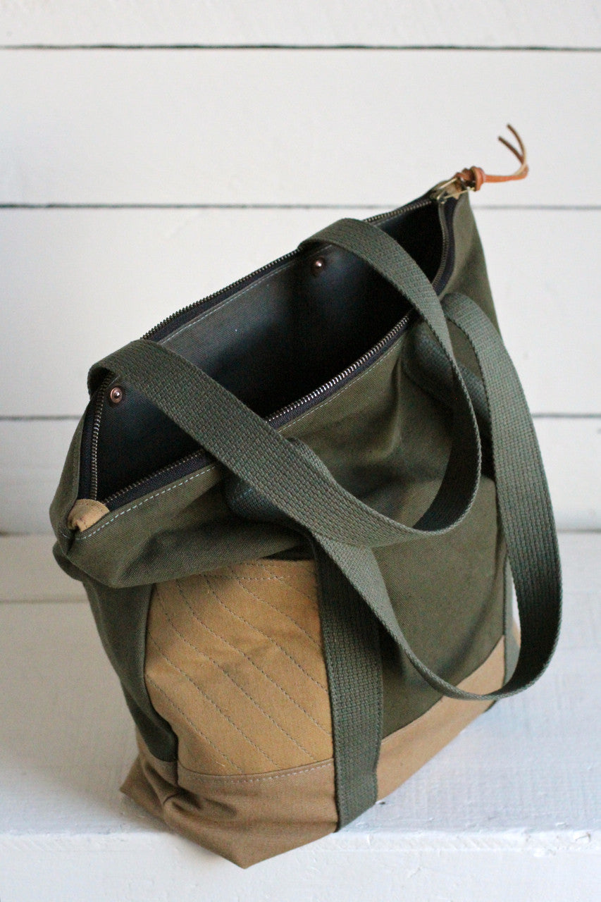 WWII era Canvas Travel Tote