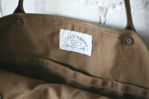 WWII era Canvas & Leather Carryall
