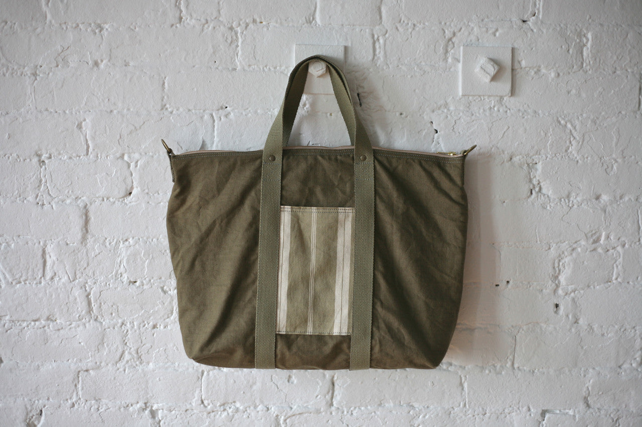 WWII era Canvas Weekend Bag
