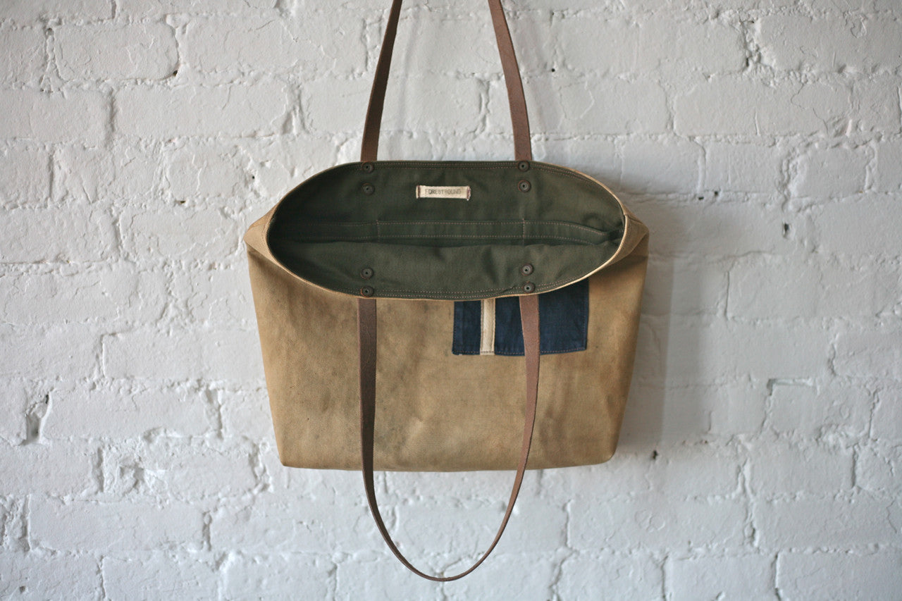 WWII era Canvas Carryall