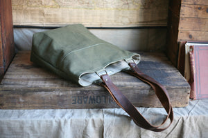 WWII era Canvas Tote Bag - SOLD