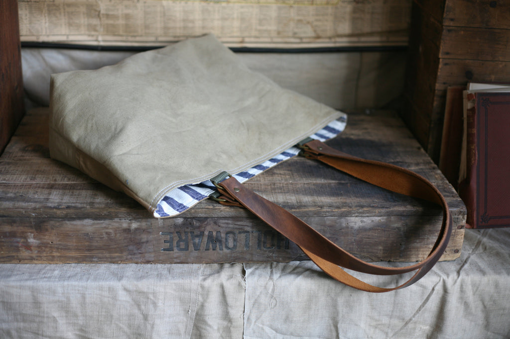 WWII era Canvas Tote Bag - SOLD