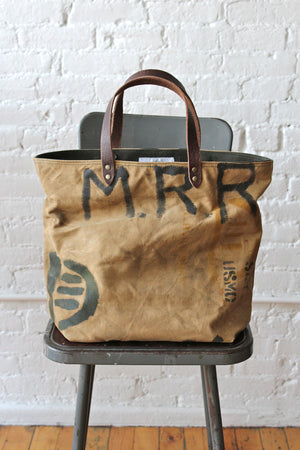 WWII era Military Canvas Tote Bag