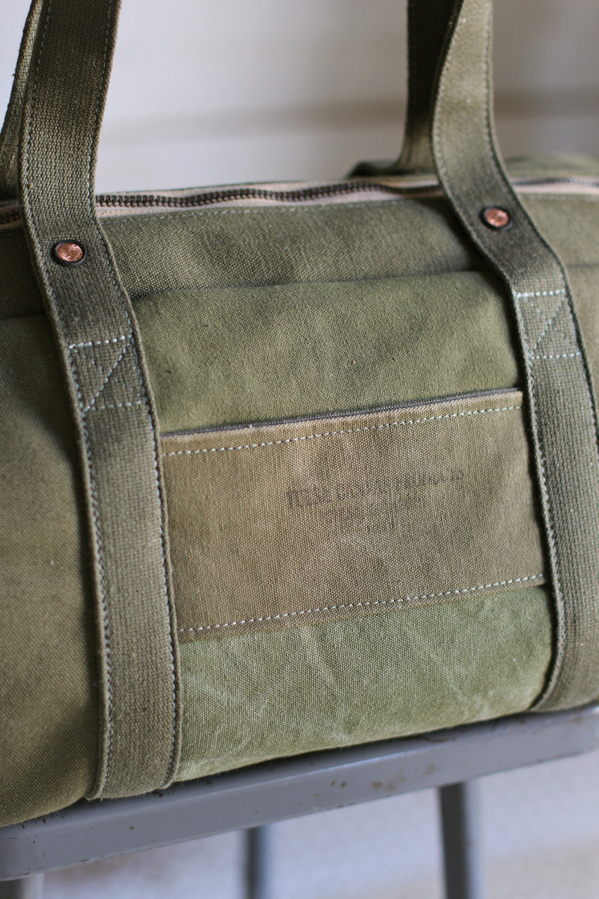 WWII era Canvas Duffle Bag