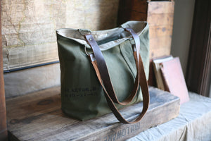 WWII era Canvas Tote Bag - SOLD