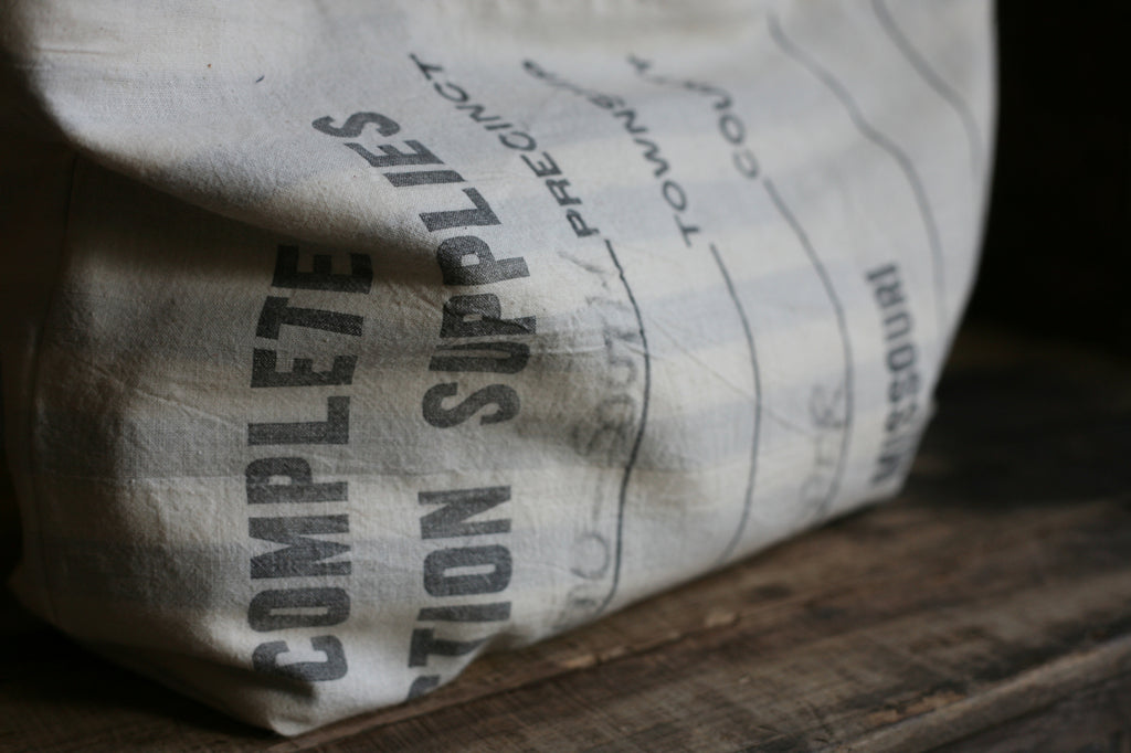 1960's era Cotton Tote Bag - SOLD