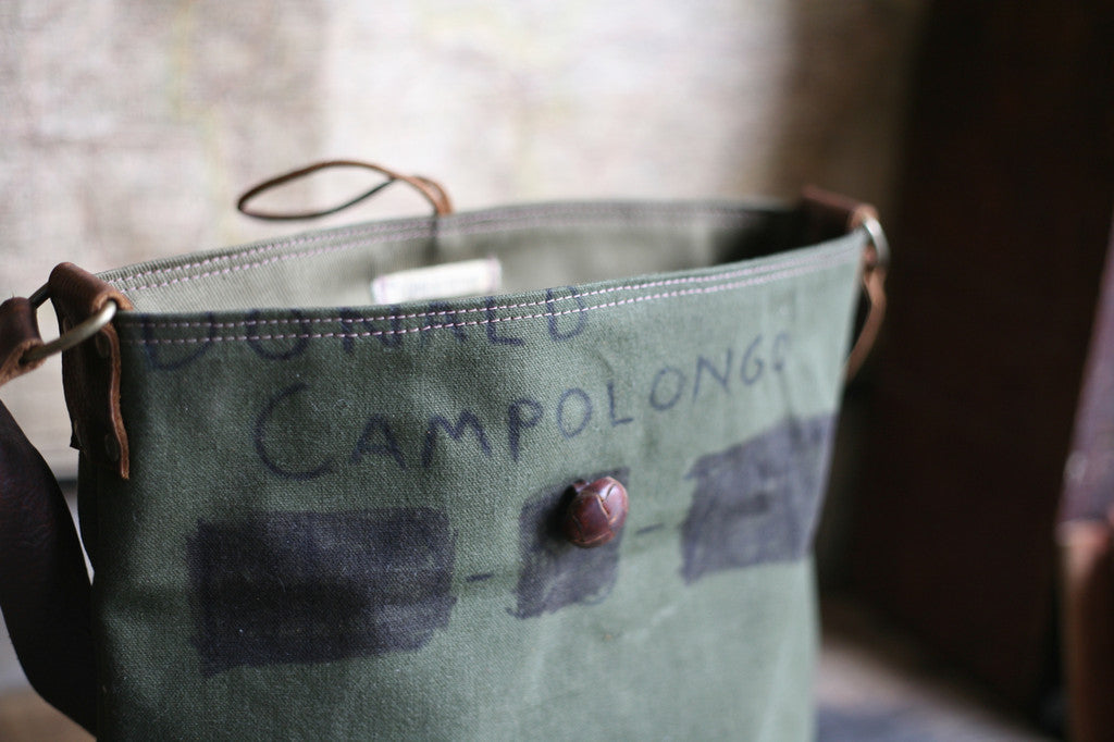 WWII era Canvas Side Bag - SOLD