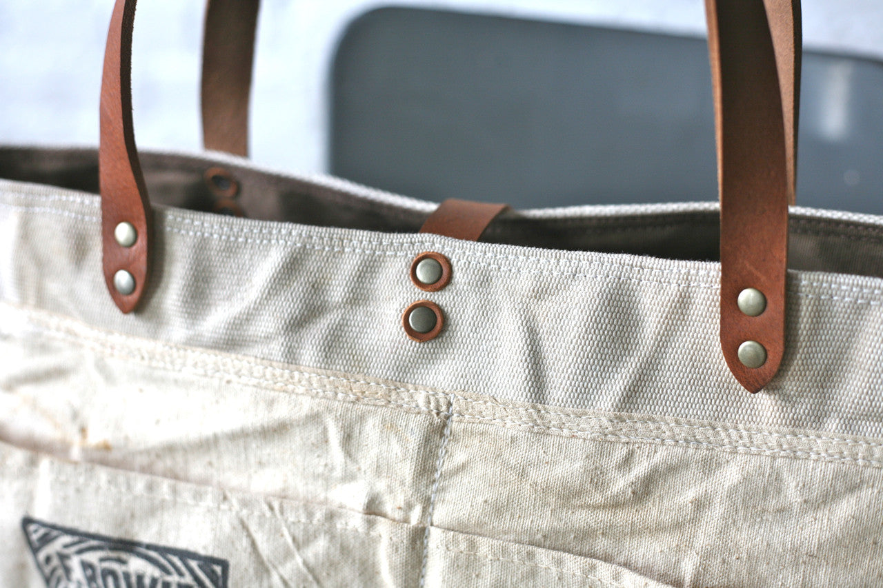 WWII era Canvas & Work Apron Carryall