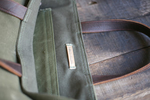 WWII era Canvas & 1950's Work Apron Carryall - SOLD