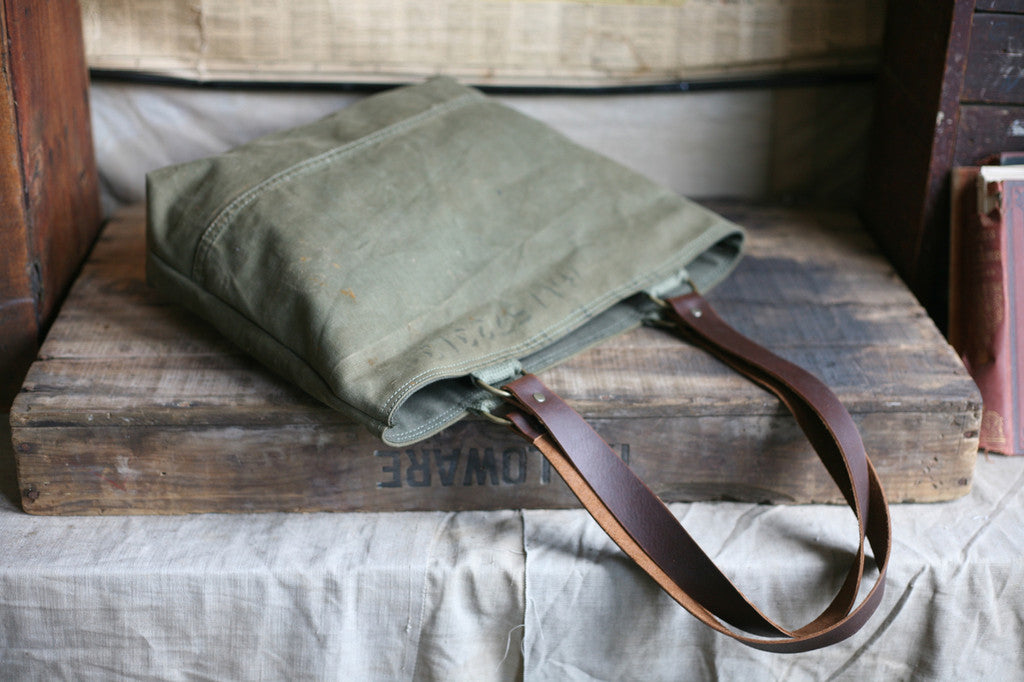 WWII era Canvas Tote Bag - SOLD