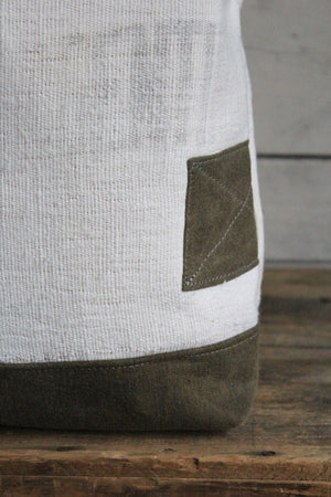 1940's era Feed Sack Tote Bag