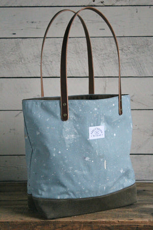 1970's era Painter's Drop Cloth Tote Bag