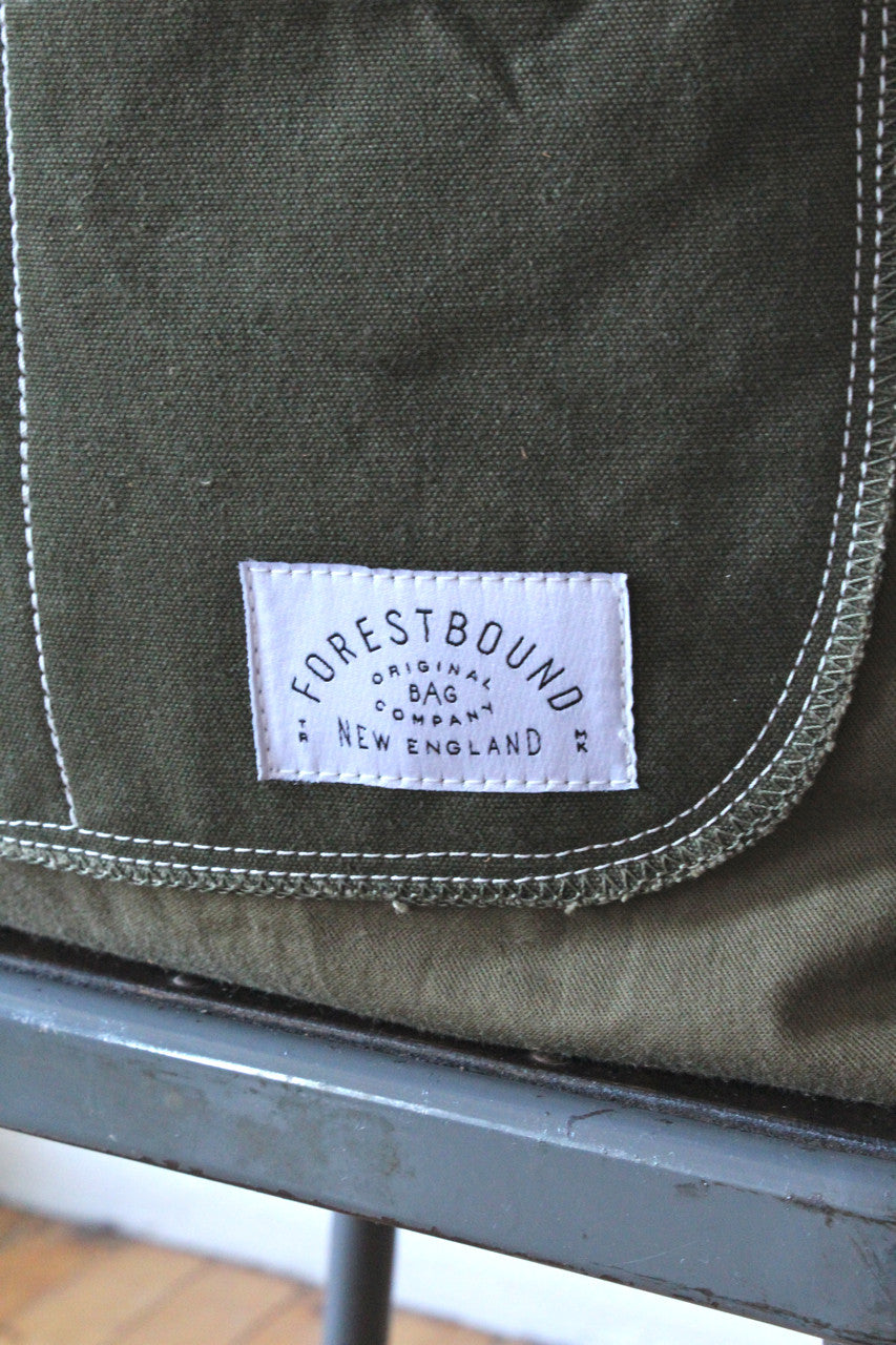 WWII era Military Canvas Pocket Tote Bag