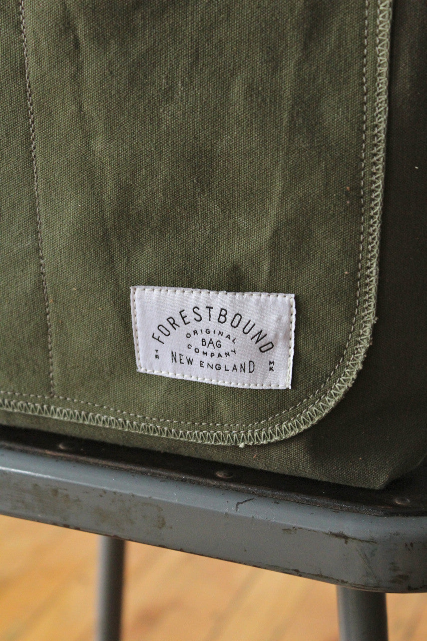 WWII era Military Canvas Pocket Tote Bag