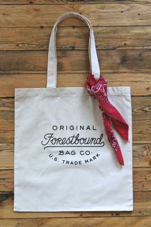 Forestbound Logo Cotton Tote Bag
