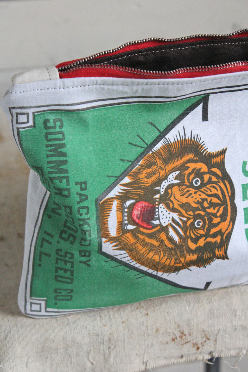 1950's era Tiger Head Utility Pouch