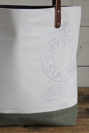 1950's era Feed Sack Tote Bag