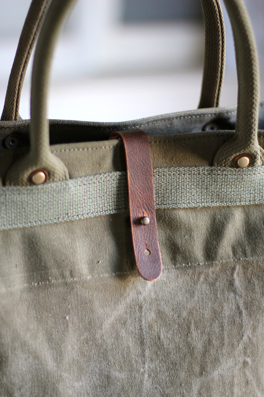 WWII era Canvas Carryall
