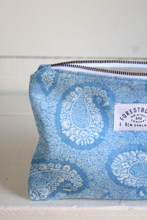1940's era Paisley Feed Sack Utility Pouch
