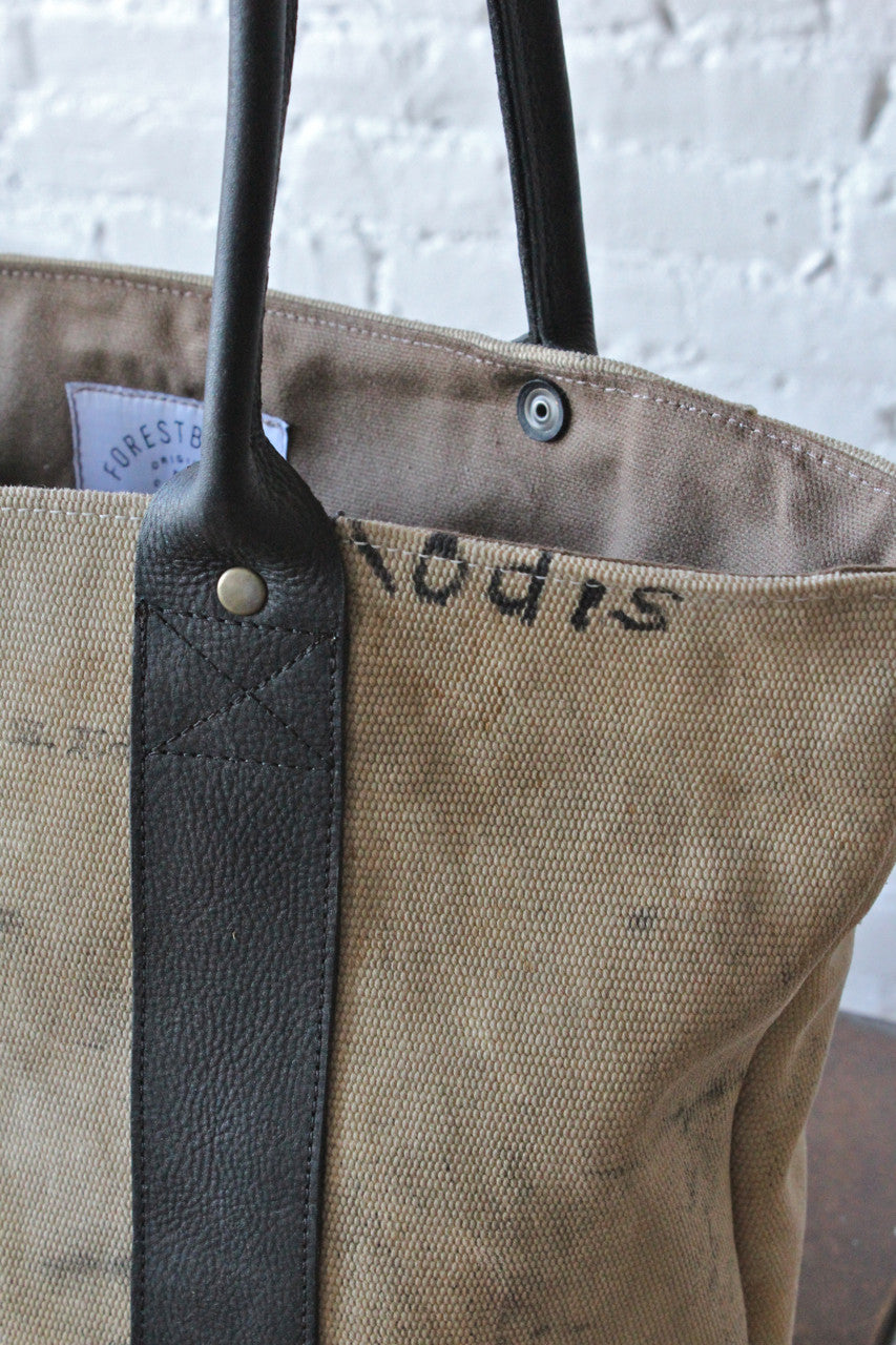 WWII era US Navy Sea Bag Canvas Carryall