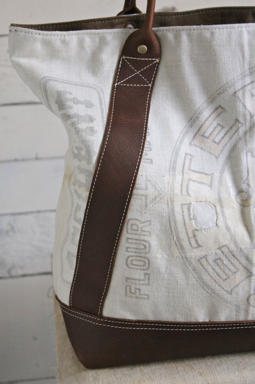1930's era Flour Sack Carryall