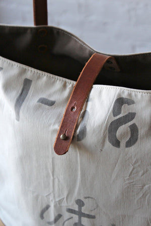 WWII era US Navy Cotton Carryall